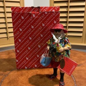 Possible Dreams “ birds of a feather hula together”  Santa Figurine